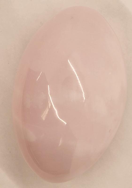 Egg, Calcite/Pink 4in. diameter