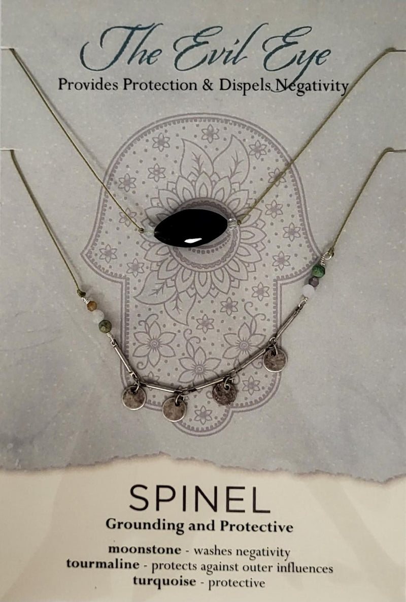 Evil Eye Necklace – Provides Protection & Dispels Negativity Spinel