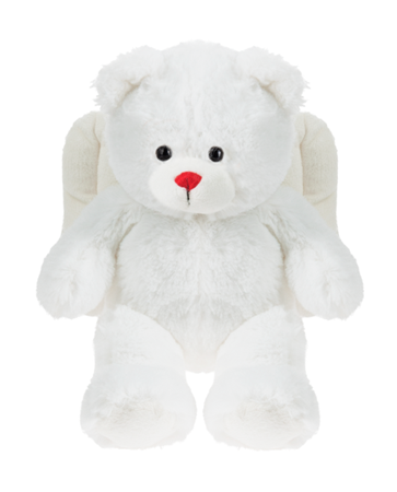 Bear, Angelic 9in. White Stuff