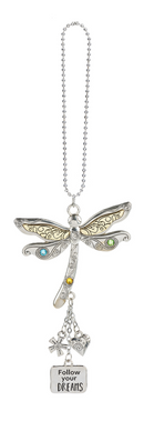 Car Charm, Dragonfly 2-Tone w-