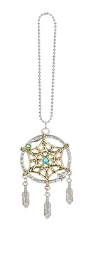 Car Charm, Dreamcatcher w-Gems