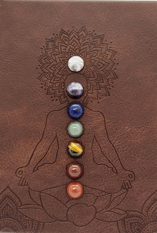 Journal, Chakra Leather 4x6"