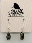 Earrings, Labradorite & Citrin