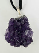 Necklace, Amethyst Cluster on