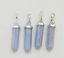 Pendant, Blue Lace Agate Point
