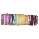 Sage, White/Rose 4in. 7 Chakra