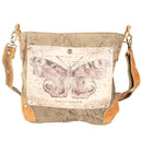 Bag, Butterfly Green Canvas Sh