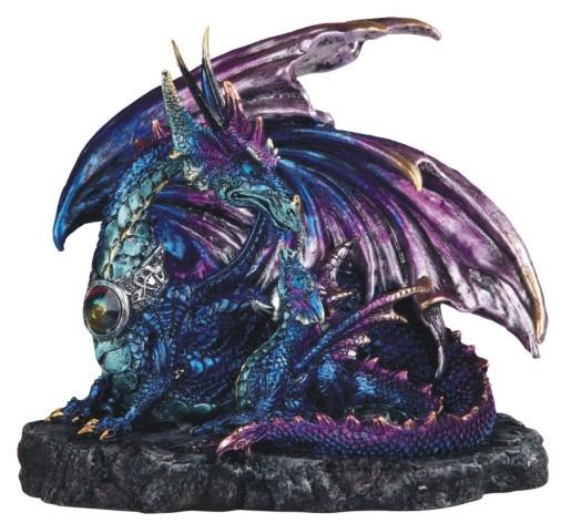 Dragon, Blue/Purple w/Baby