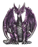 Dragon, Purple Sitting 7in.