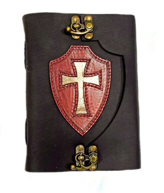 Journal, Leather Red Shield