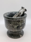 Mortar and Pestle, Black Zebra