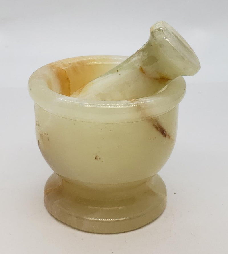 Mortar and Pestle, Green Onyx
