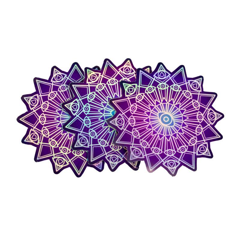 Sticker, Evil Eye Grid