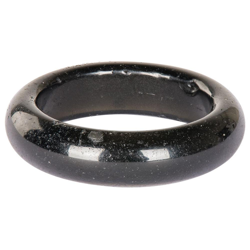 Rings, Black Obsidian, Round