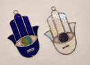 Hanger, Hamsa Hand Stained Gla