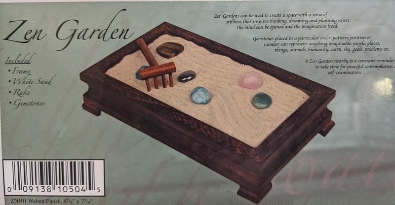 Zen Garden,Sm Walnut Finish