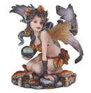 Fairy, Brn w-Crystal Ball 5in