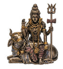 Lord Shiva Sitting on Bull 3in