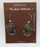 Earrings Unakite Oval Dangles