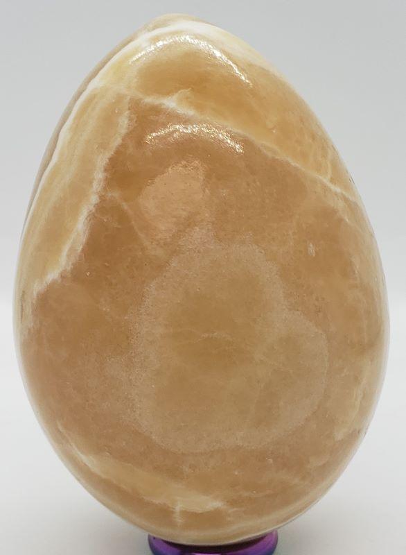 Calcite/Honey Egg,  Aprox 5x3in.