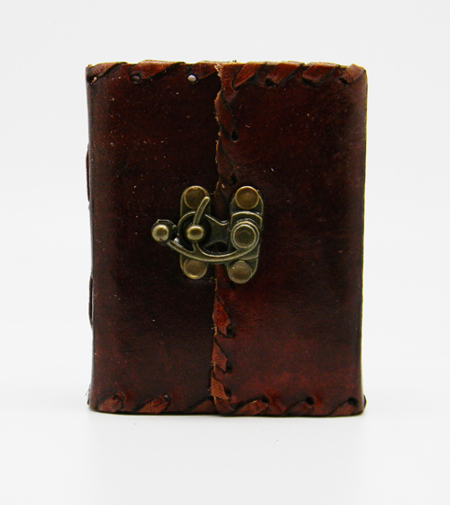 Journal, Leather 4x3 Stich w/L