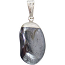 Pendant, Hematite Tumbled