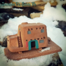 IH, Cone Burner Adobe House w/