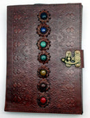 Journal, Leather 7x10 Chakra