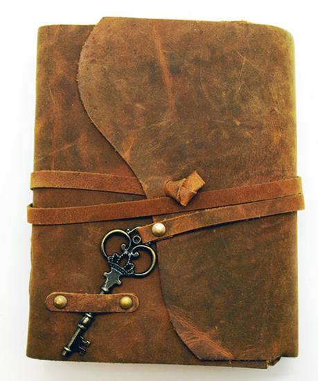 Journal, Leather w/Key