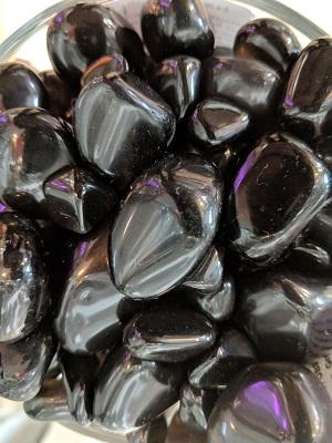 AGATE/BLACK - Tumbled