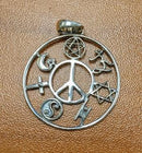 Pendant, Circle of Coexist Sym