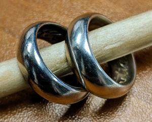 Ring, Solid Band "Committed"