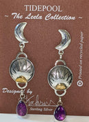 Earrings, Sun/Moon/Stars w-Pea