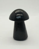 Mushroom, Black Onyx 2in. H.