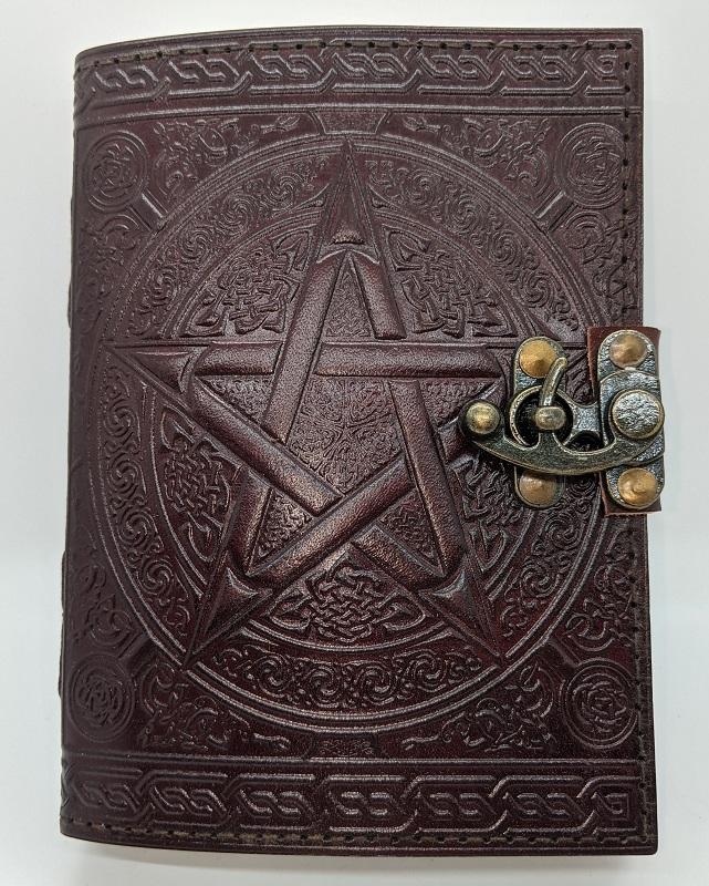 Journal, Leather Pentagram