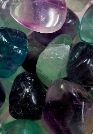 FLUORITE/MULTICOLOR - Tumbled