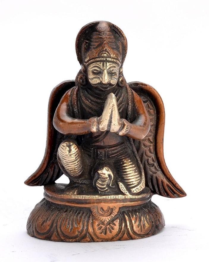 Garuda, Sitting Brass Prayer