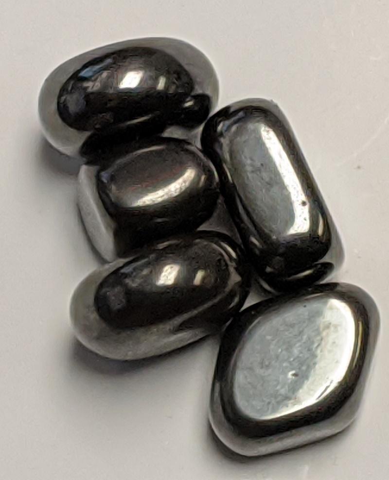 Hematite, Magnetic Flat - Tumbled