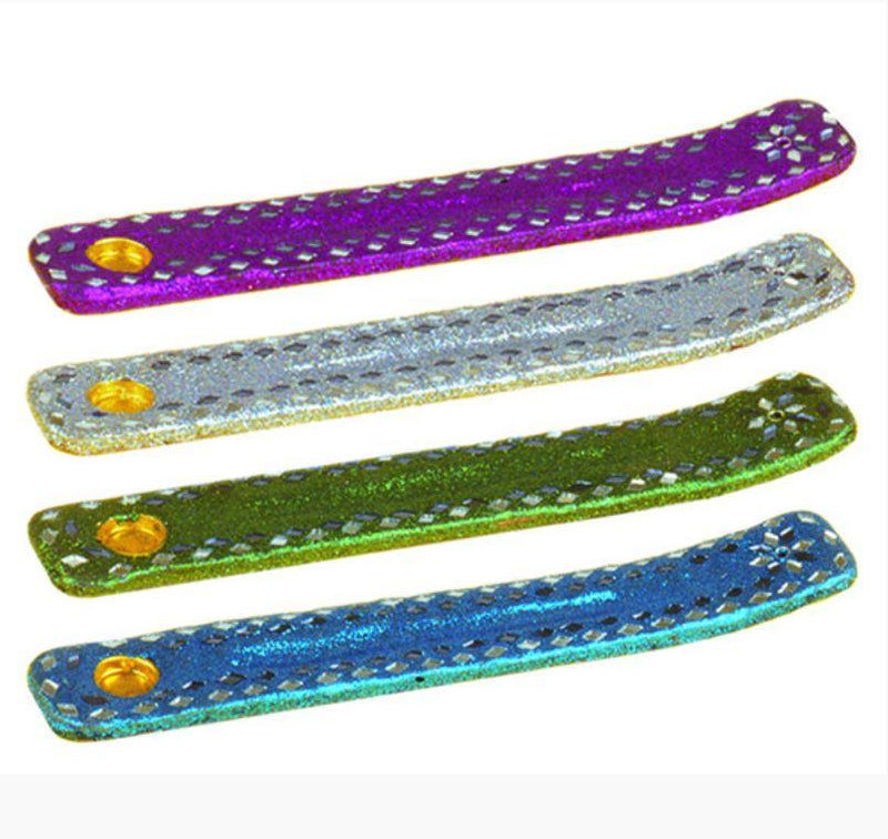 Incense Holder, Glitter/Mirror Tray