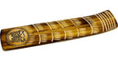 Incense Holder, Wide Engraved Wood, Owl