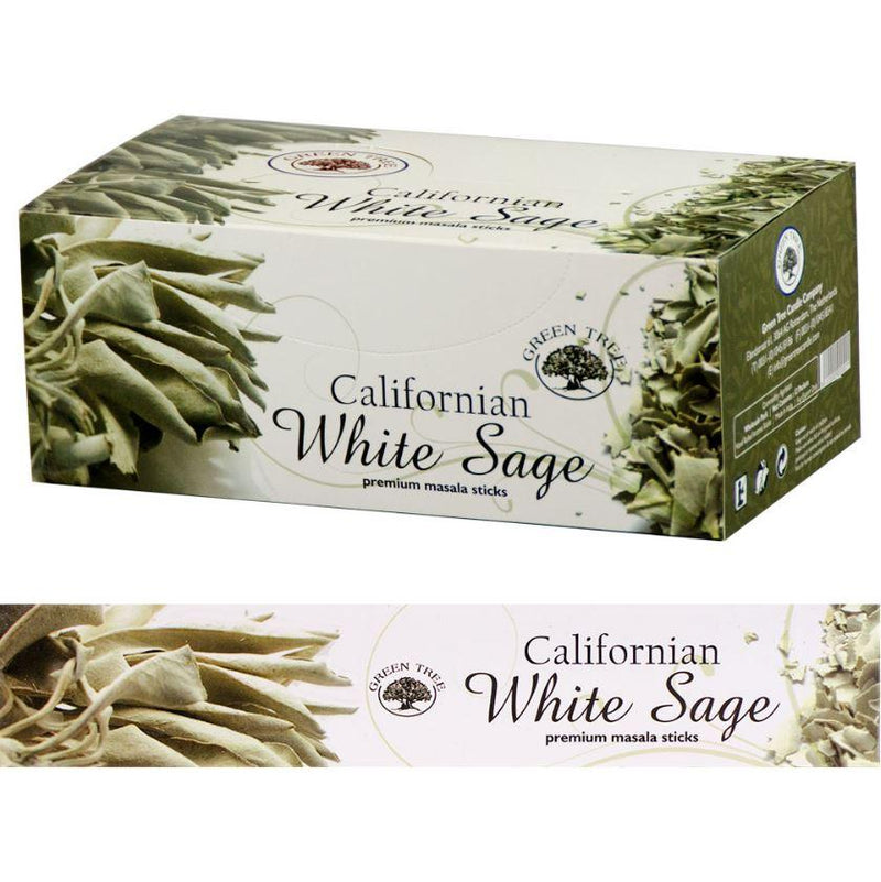 Incense stk 15gr California White Sage Green Tree