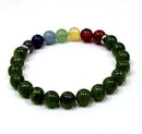 Bracelet, 8mm Chakra Assorted