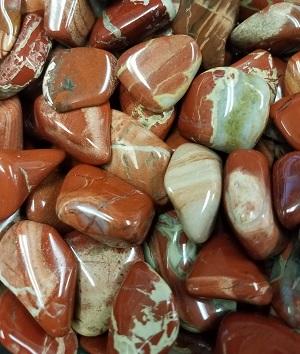 JASPER/RED FLOWER - Tumbled