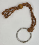 Keychain, Crystal Holder Macrame/Brown