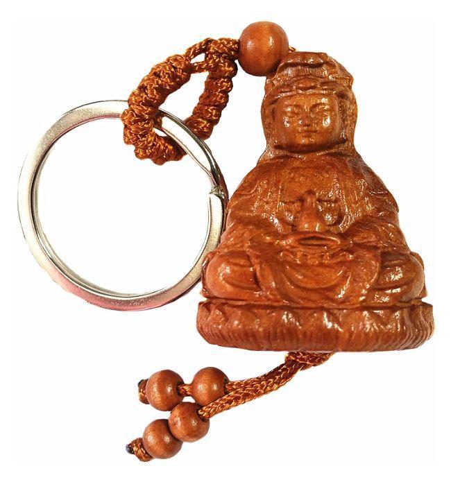 Keychain, Kuan Yin Wood