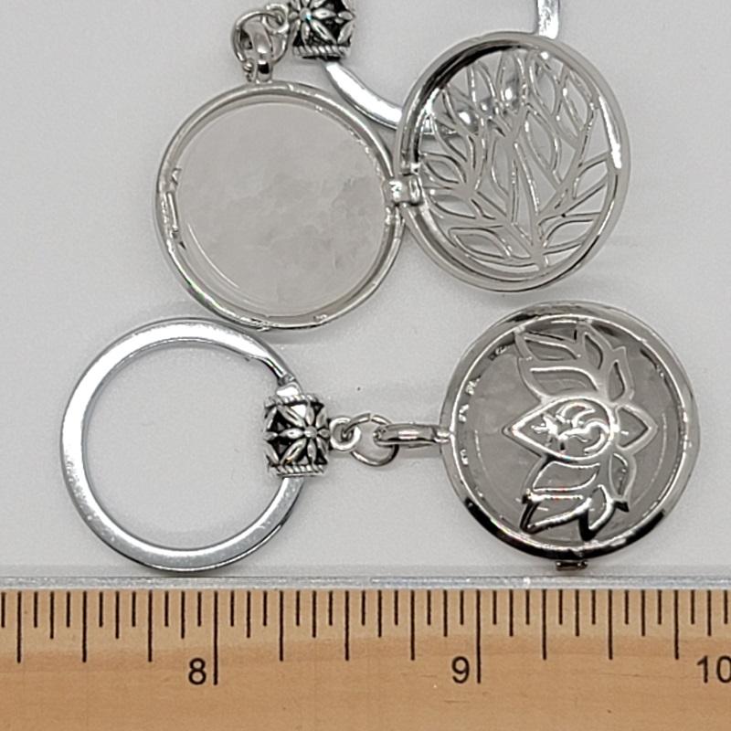 Keychain, Symbols w/Stone