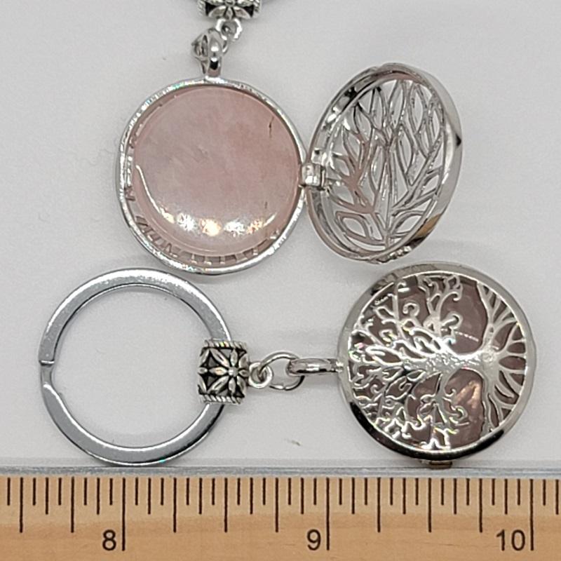 Keychain, Symbols w/Stone