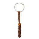 Keychains, Crystal Holder - Brown Macrame