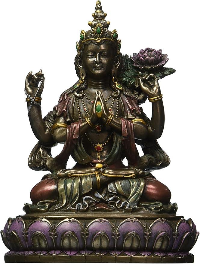 Kuan Yin Avalokiteshvara  6.5"H x 4.5"W x 3"D