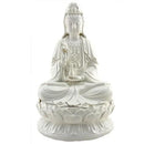 Kwan Yin, Large White Resin
